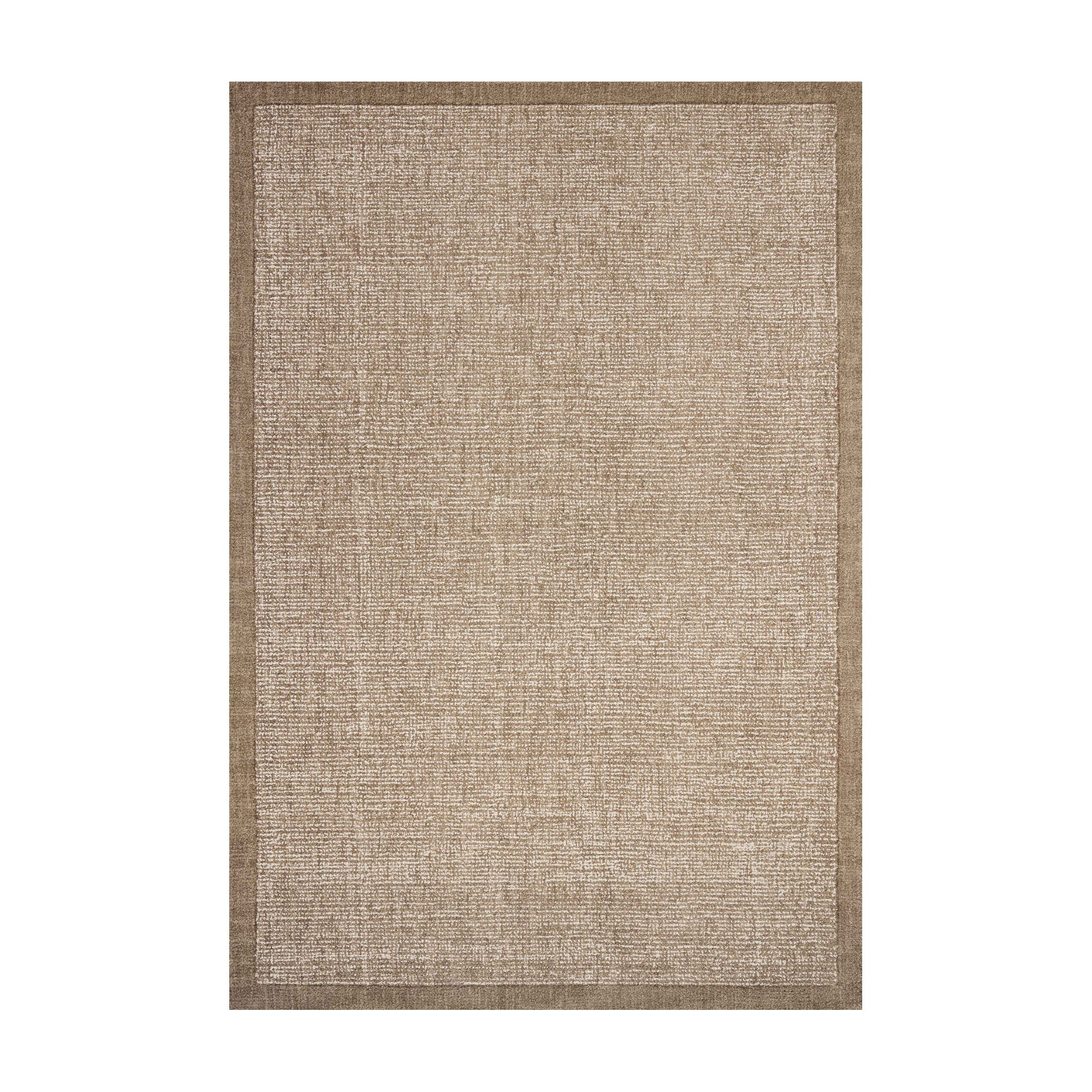 Joanna Gaines x Loloi Henley Ivory / Brown Rug RUGS - wool Loloi 18" x 18"