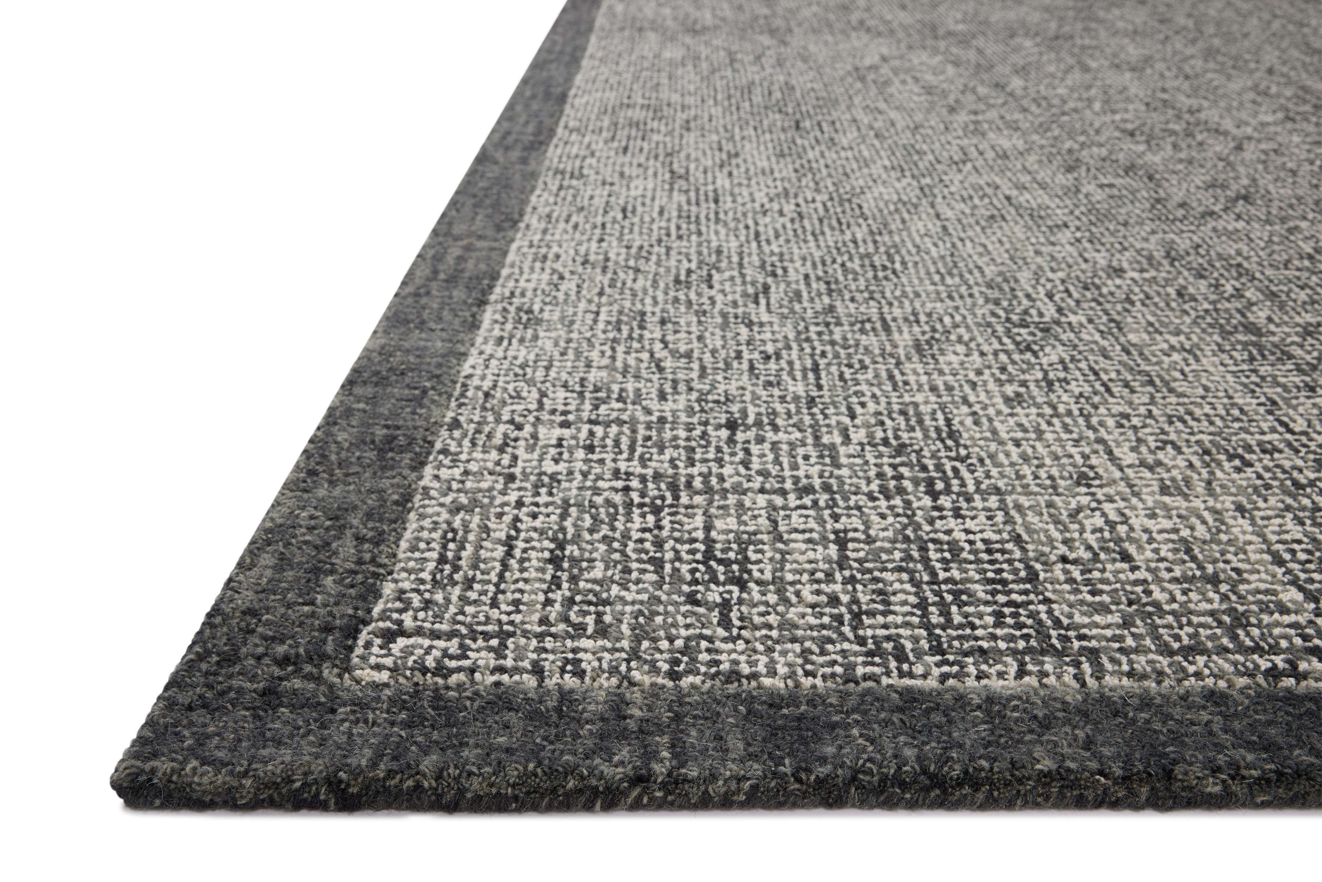 Joanna Gaines x Loloi Henley Ivory / Charcoal Rug RUGS - wool Loloi