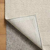 Magnolia Home by Joanna Gaines x Loloi Henley Ivory / Silver Rug RUGS - wool Loloi 18" x 18" sample