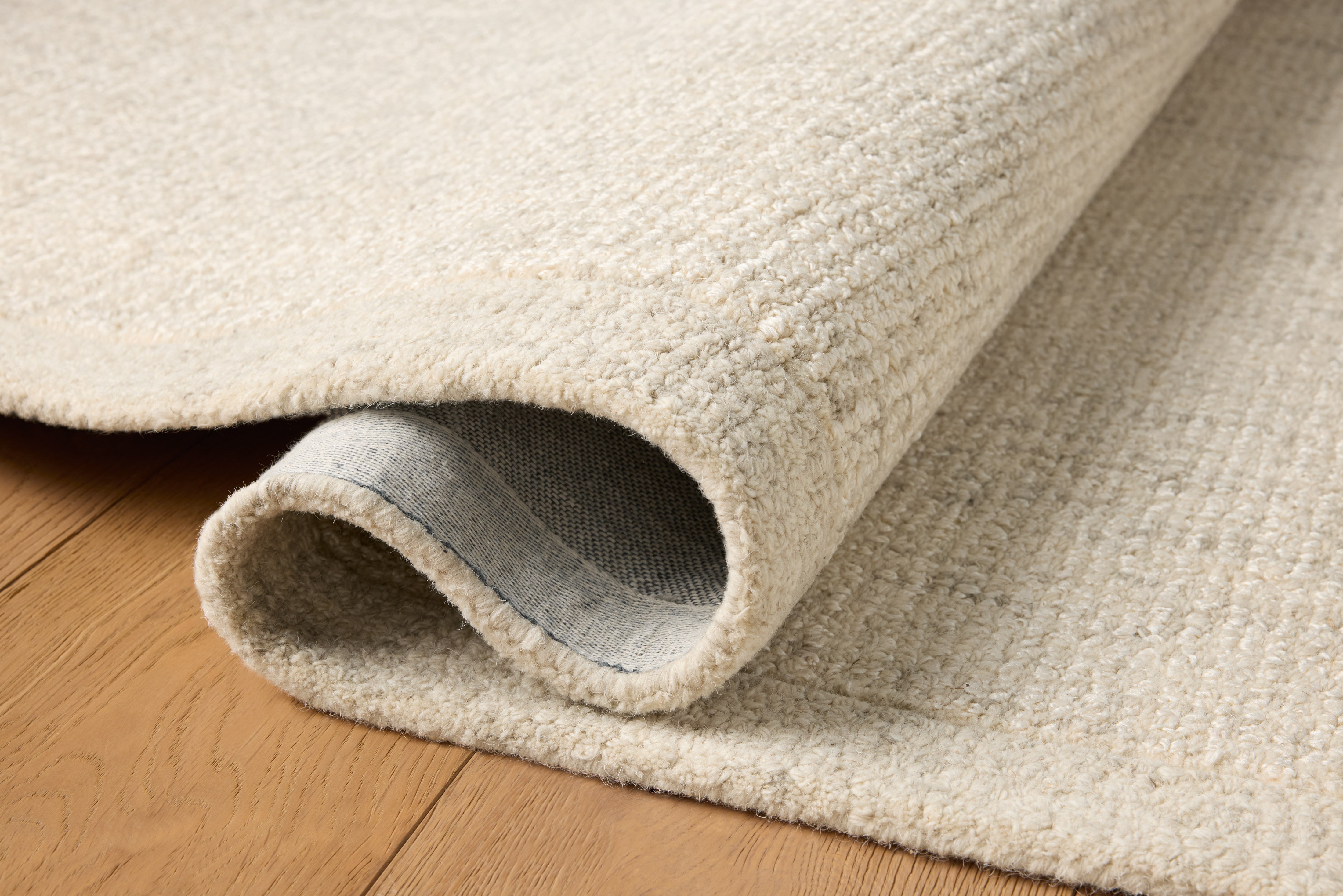 Magnolia Home Joanna Gaines x Loloi Henley Ivory / Smoke Rug RUGS - wool Loloi 18" x 18" sample