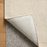 Magnolia Home Joanna Gaines x Loloi Henley Ivory / Smoke Rug RUGS - wool Loloi 18" x 18" sample