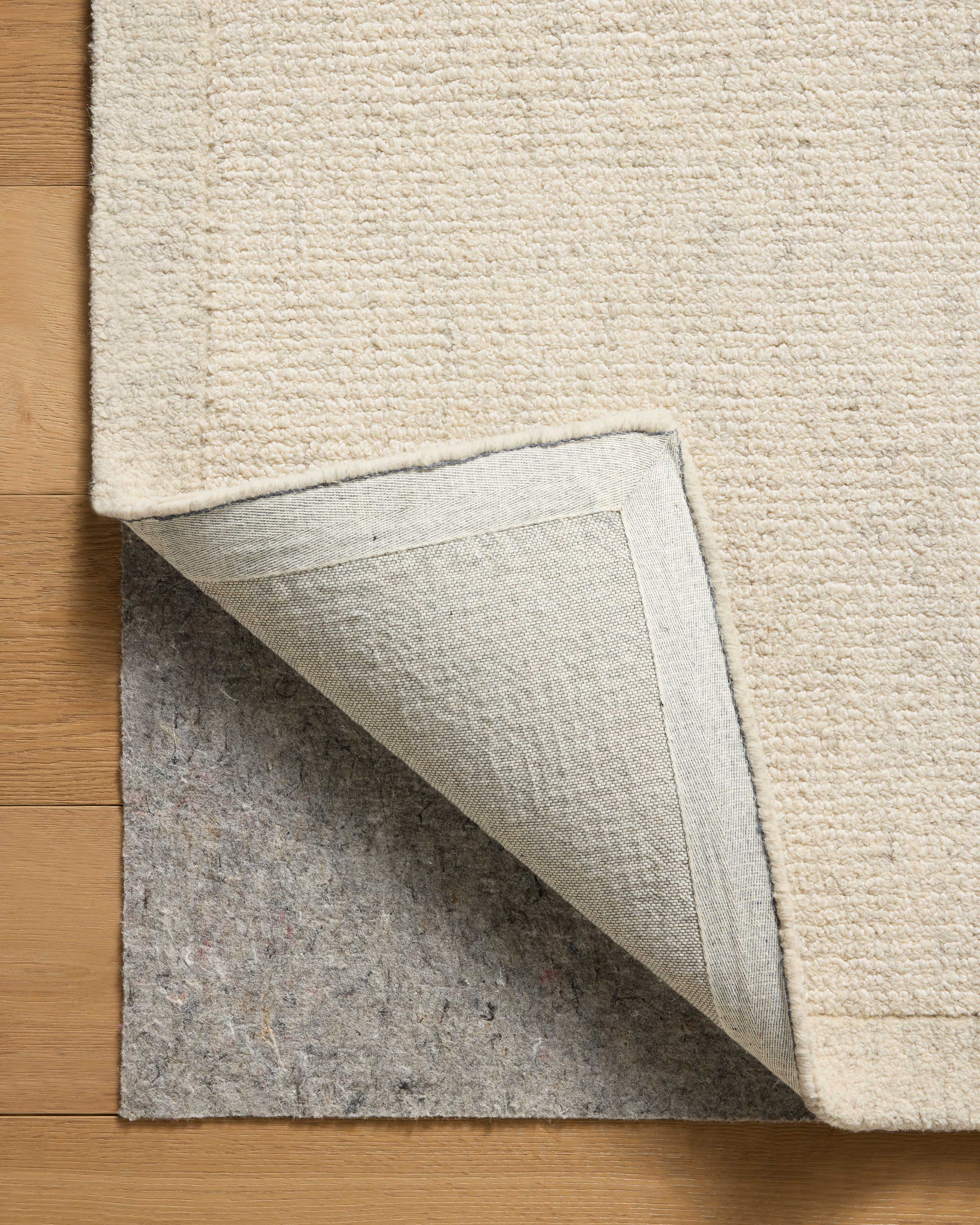 Magnolia Home Joanna Gaines x Loloi Henley Ivory / Smoke Rug RUGS - wool Loloi 18" x 18" sample