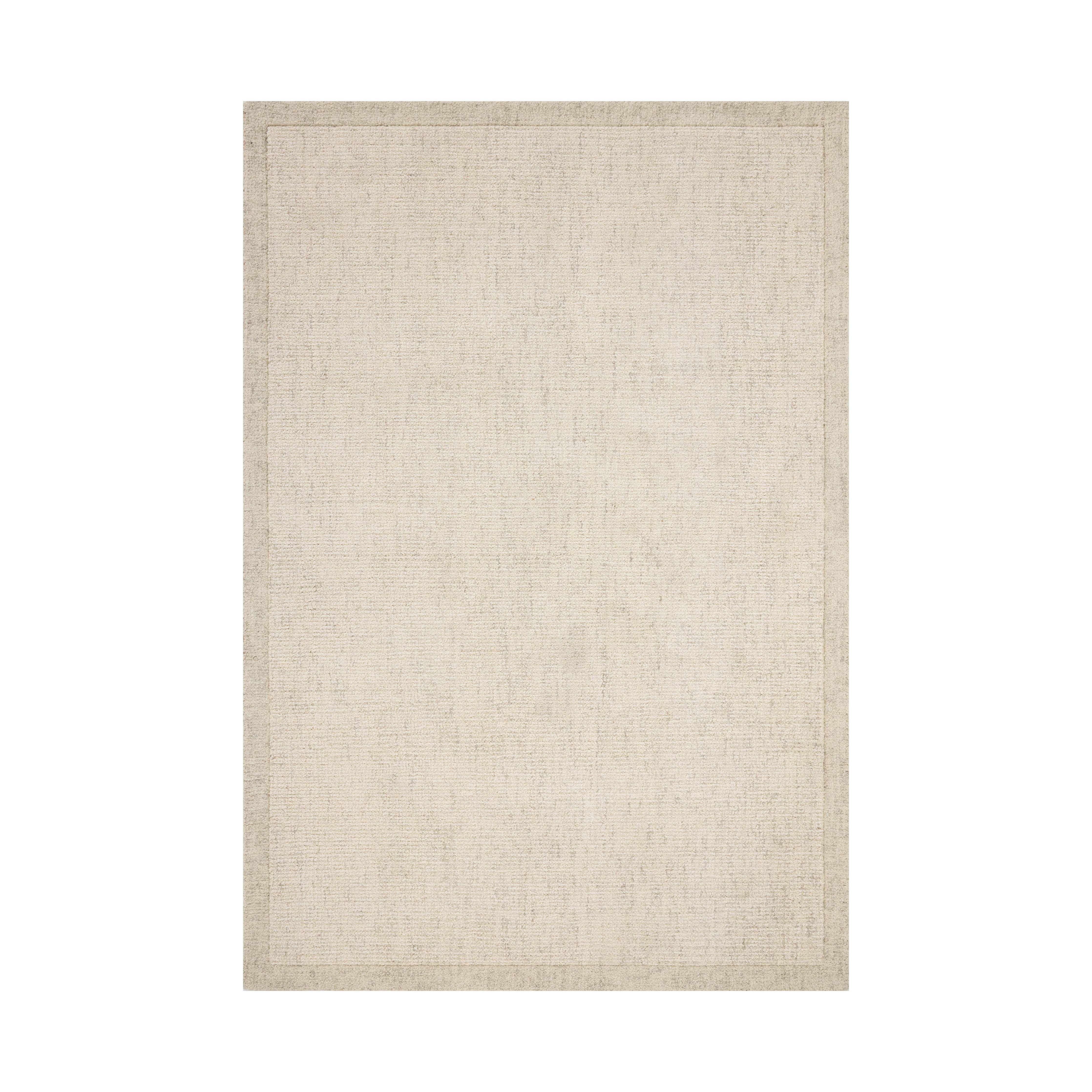 Magnolia Home Joanna Gaines x Loloi Henley Ivory / Smoke Rug RUGS - wool Loloi 18" x 18" sample
