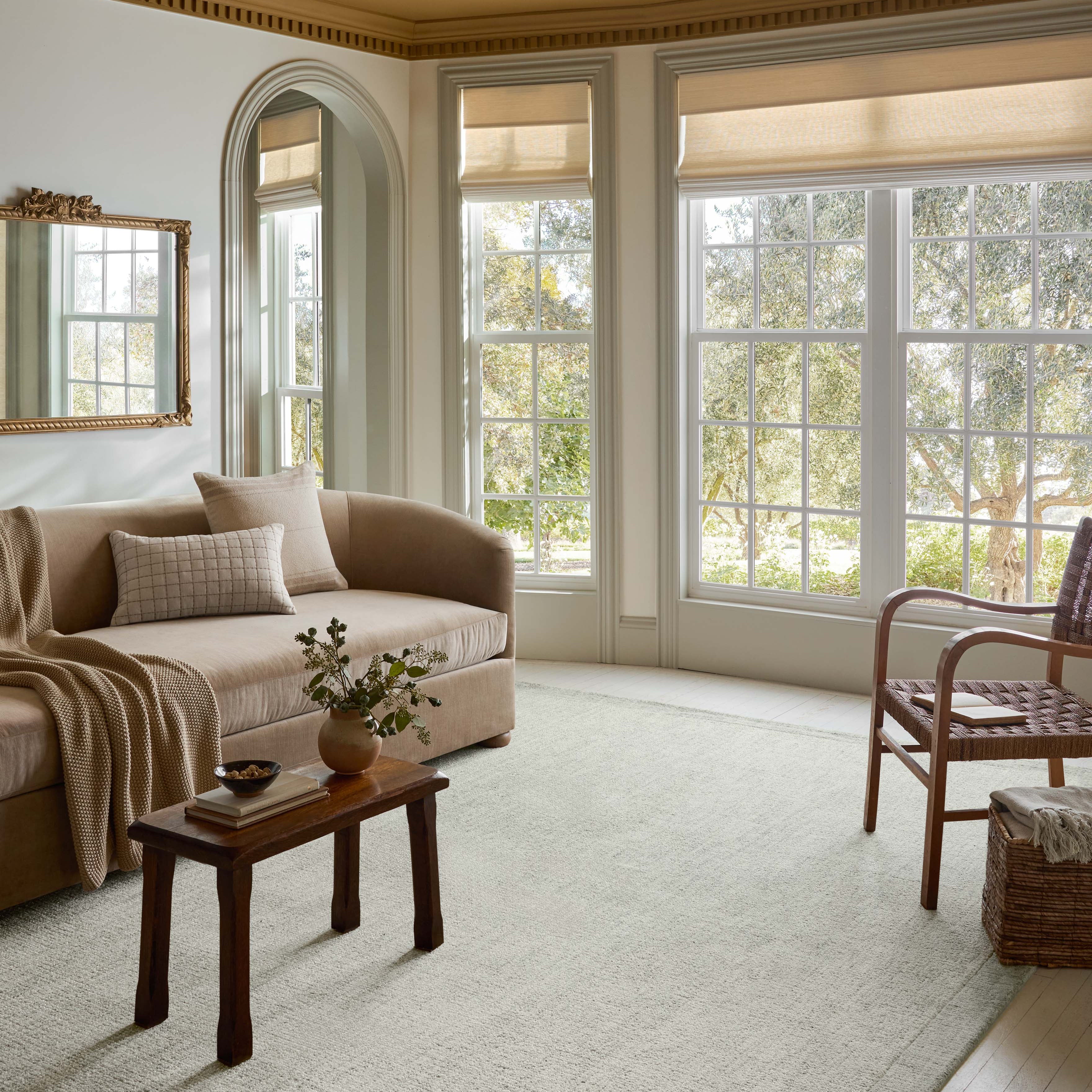 Magnolia Home by Joanna Gaines x Loloi Henley Ivory / Spa Rug RUGS - wool Loloi