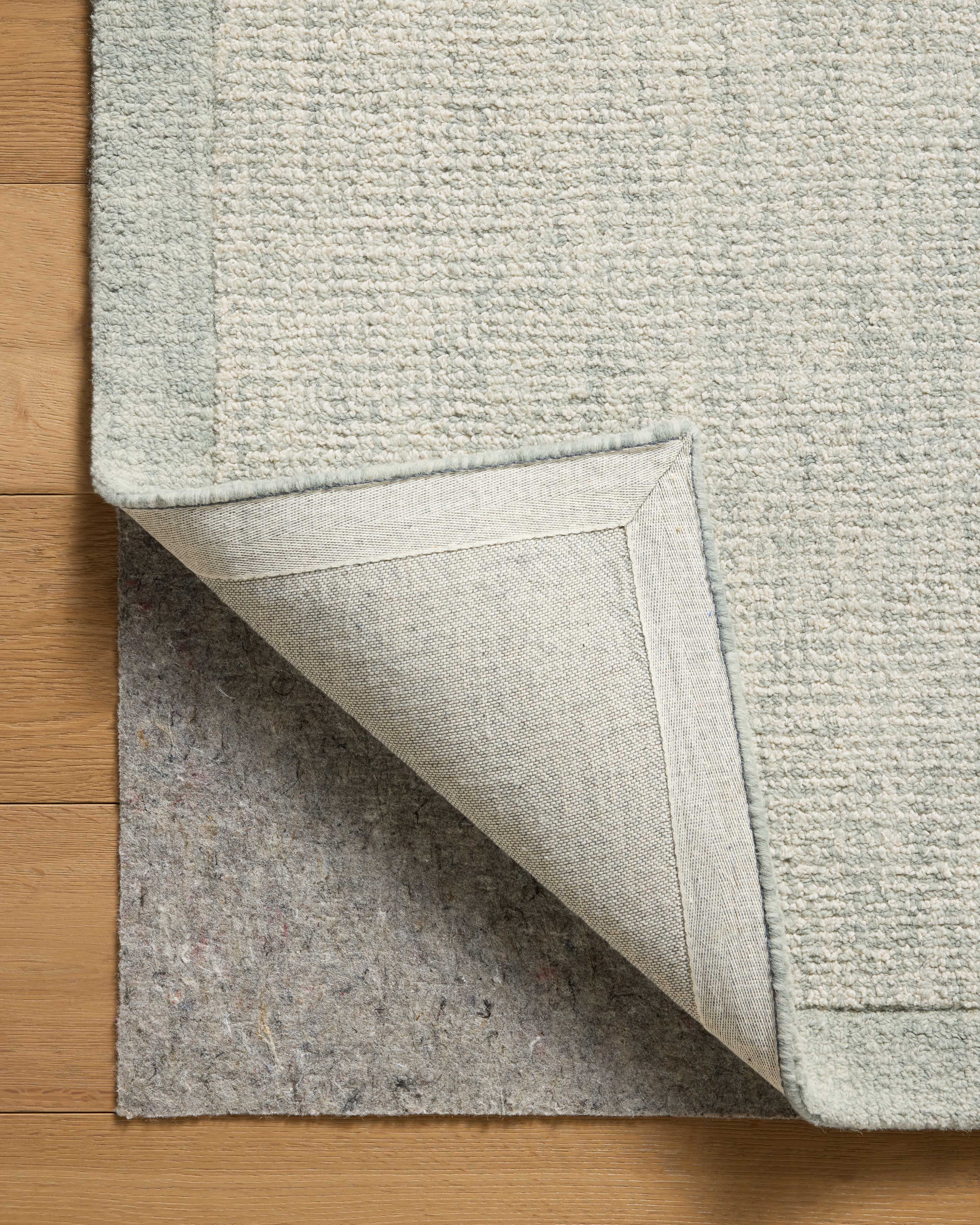 Magnolia Home by Joanna Gaines x Loloi Henley Ivory / Spa Rug RUGS - wool Loloi 18" x 18" sample