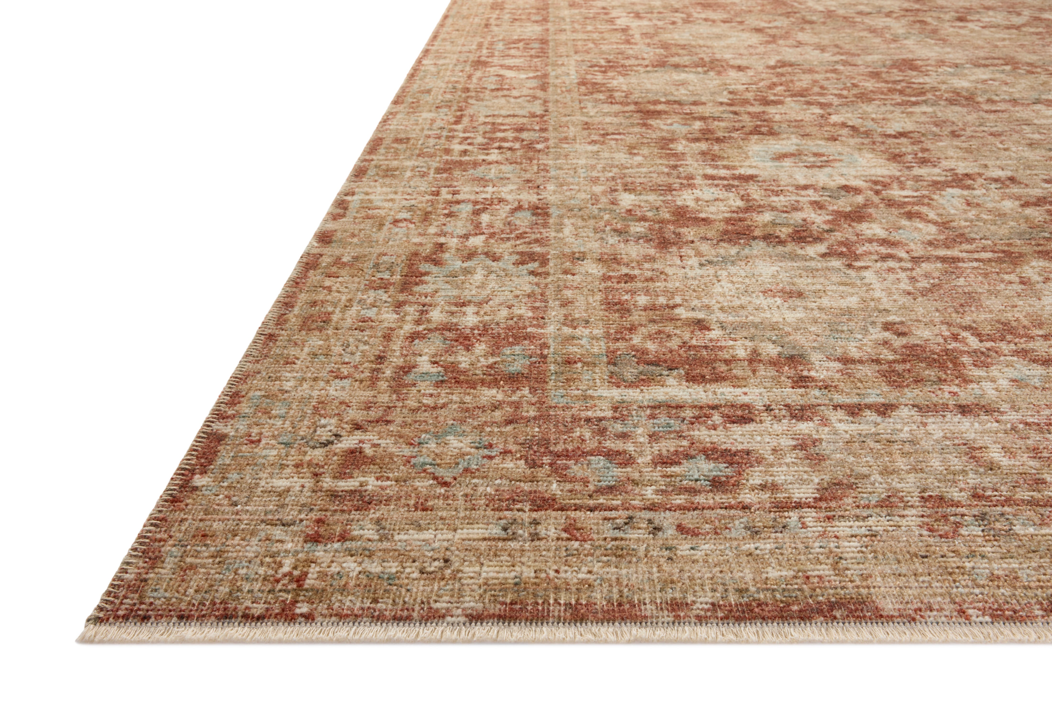 Loloi Heritage Brick / Multi Rug 0-RUGS-patterned Loloi