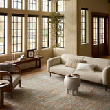 Loloi Heritage Aqua / Terracotta Rug 0-RUGS-patterned Loloi