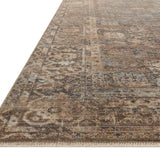 Loloi Heritage Mocha / Denim Rug 0-RUGS-patterned Loloi
