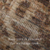 Loloi Heritage Mocha / Denim Square Rug RUGS - wool Loloi