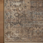 FLOOR MODEL - Loloi Heritage Mocha / Denim Rug - 2'5" x 8' IN STORE - Rugs Loloi