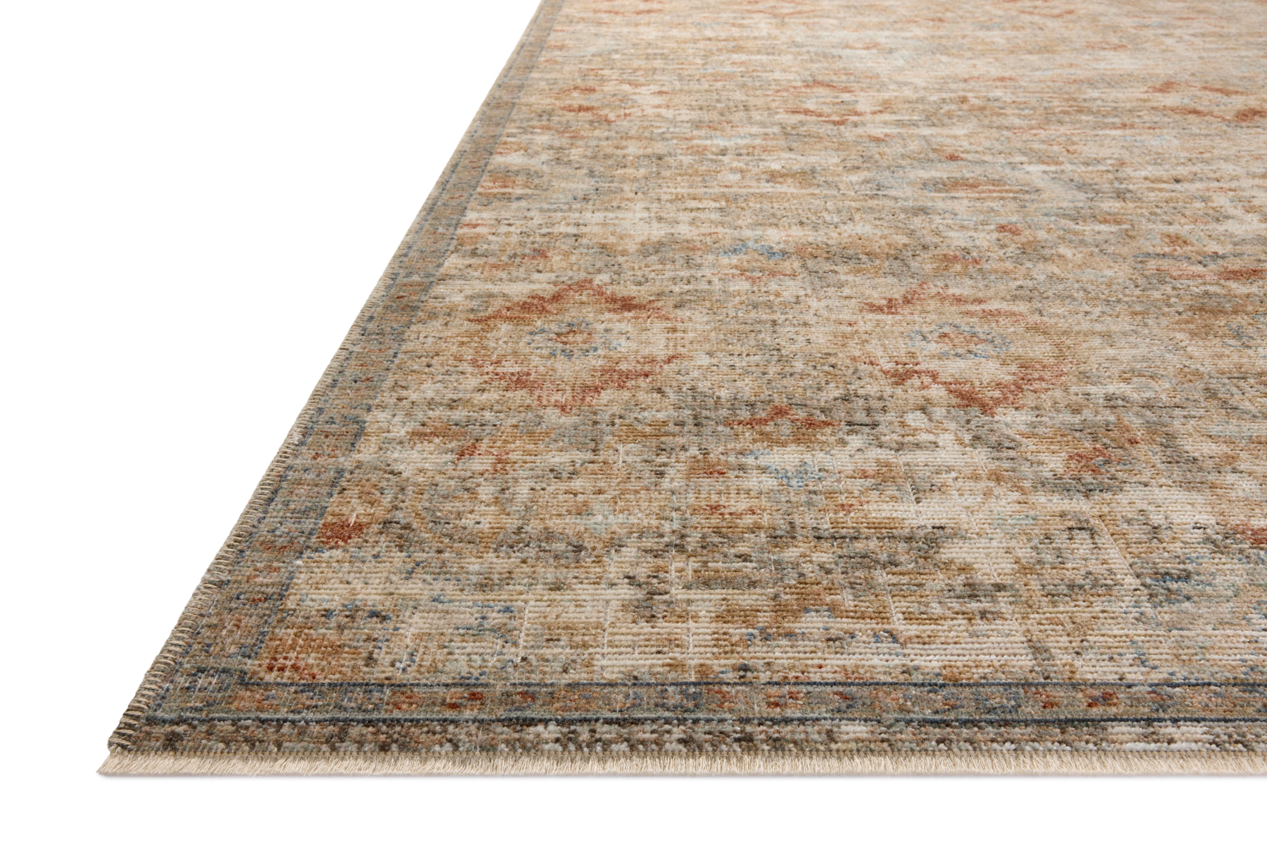 Loloi Heritage Grey / Sunset Runner Rug RUGS - wool Loloi