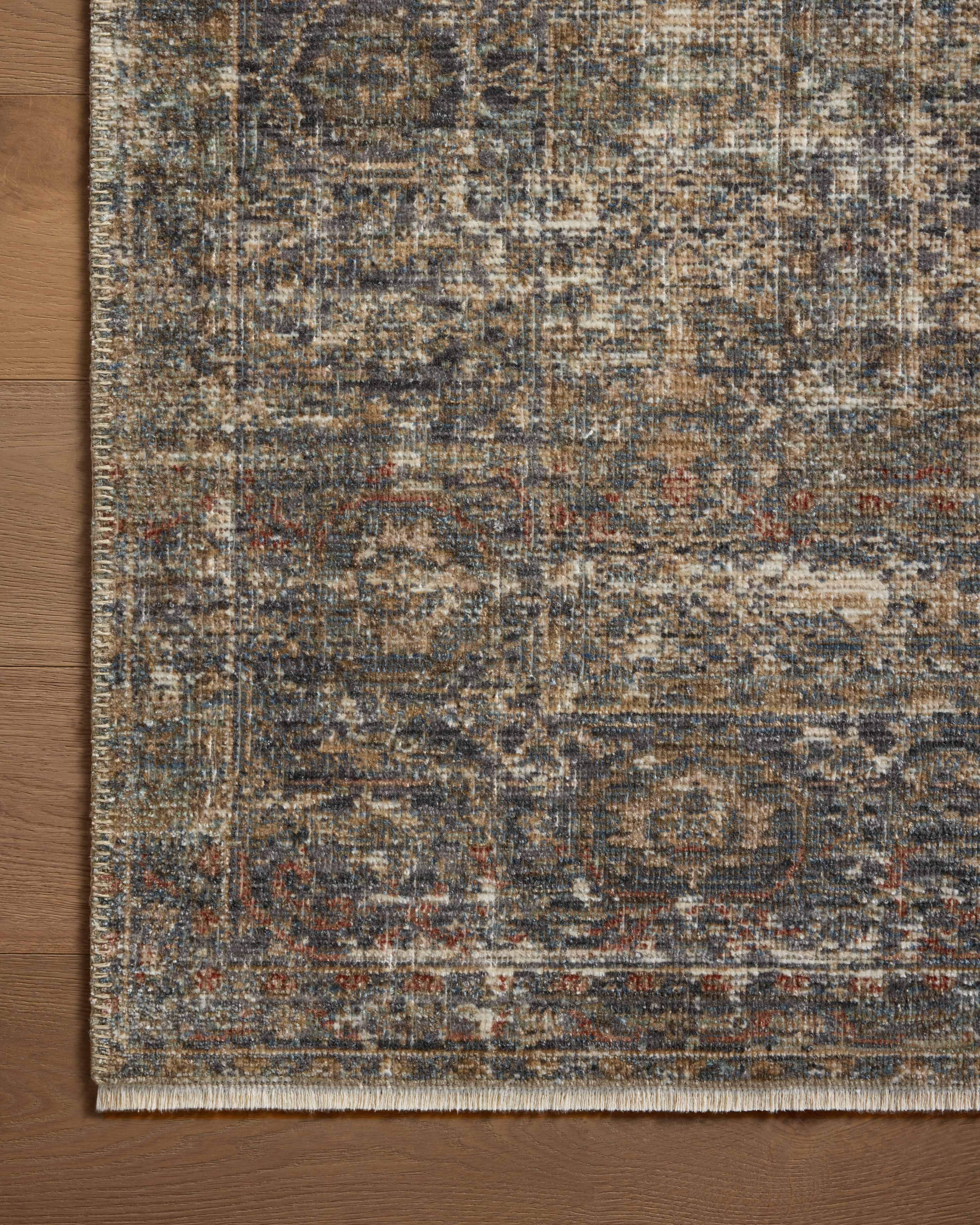 Loloi Heritage Midnight / Multi Square Rug RUGS - wool Loloi