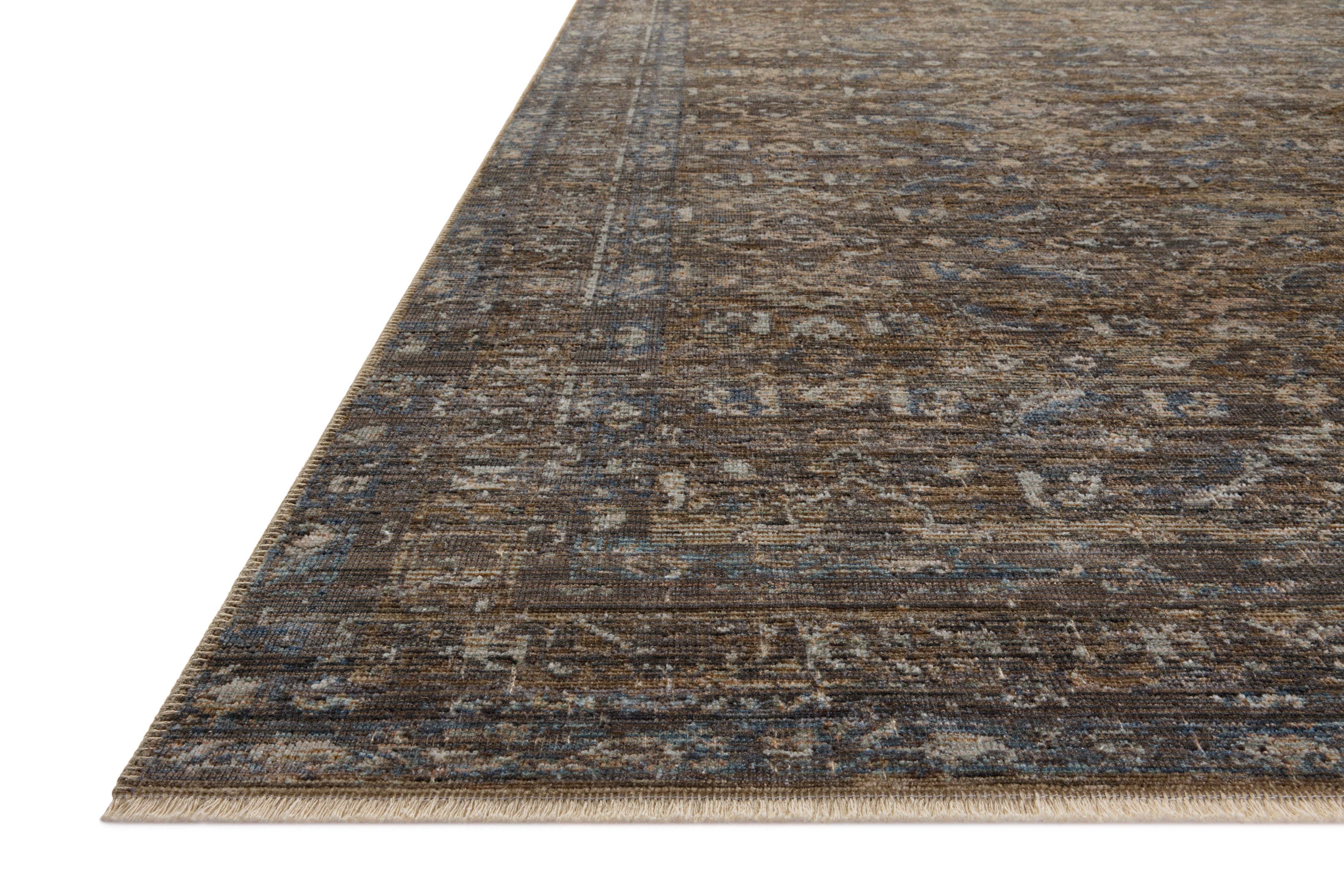 Loloi Heritage Lagoon / Tobacco Square Rug RUGS - wool Loloi