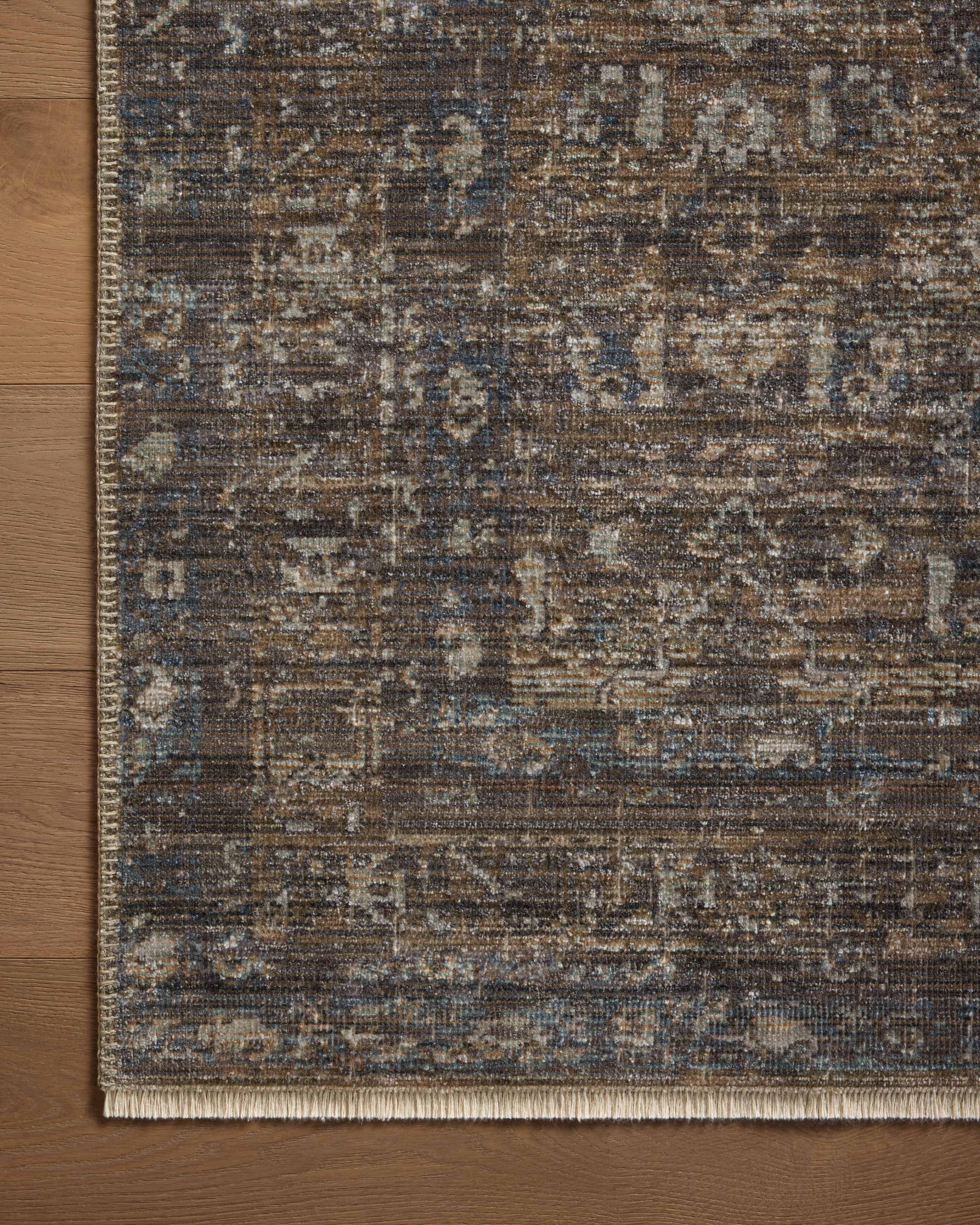 Loloi Heritage Lagoon / Tobacco Runner Rug RUGS - wool Loloi