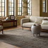Loloi Heritage Lagoon / Tobacco Rug 0-RUGS-patterned Loloi