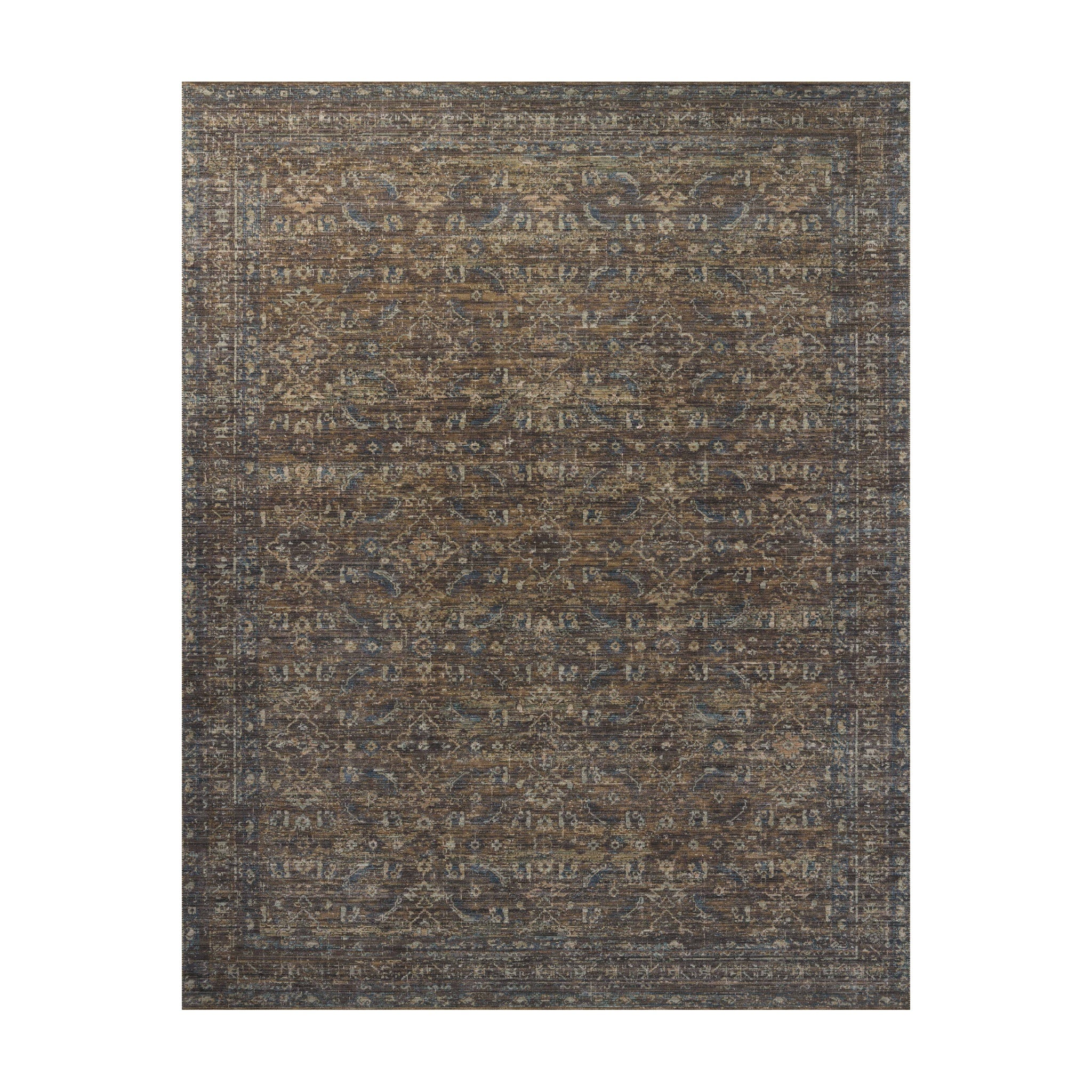 Loloi Heritage Lagoon / Tobacco Runner Rug RUGS - wool Loloi 2'5" x 8'
