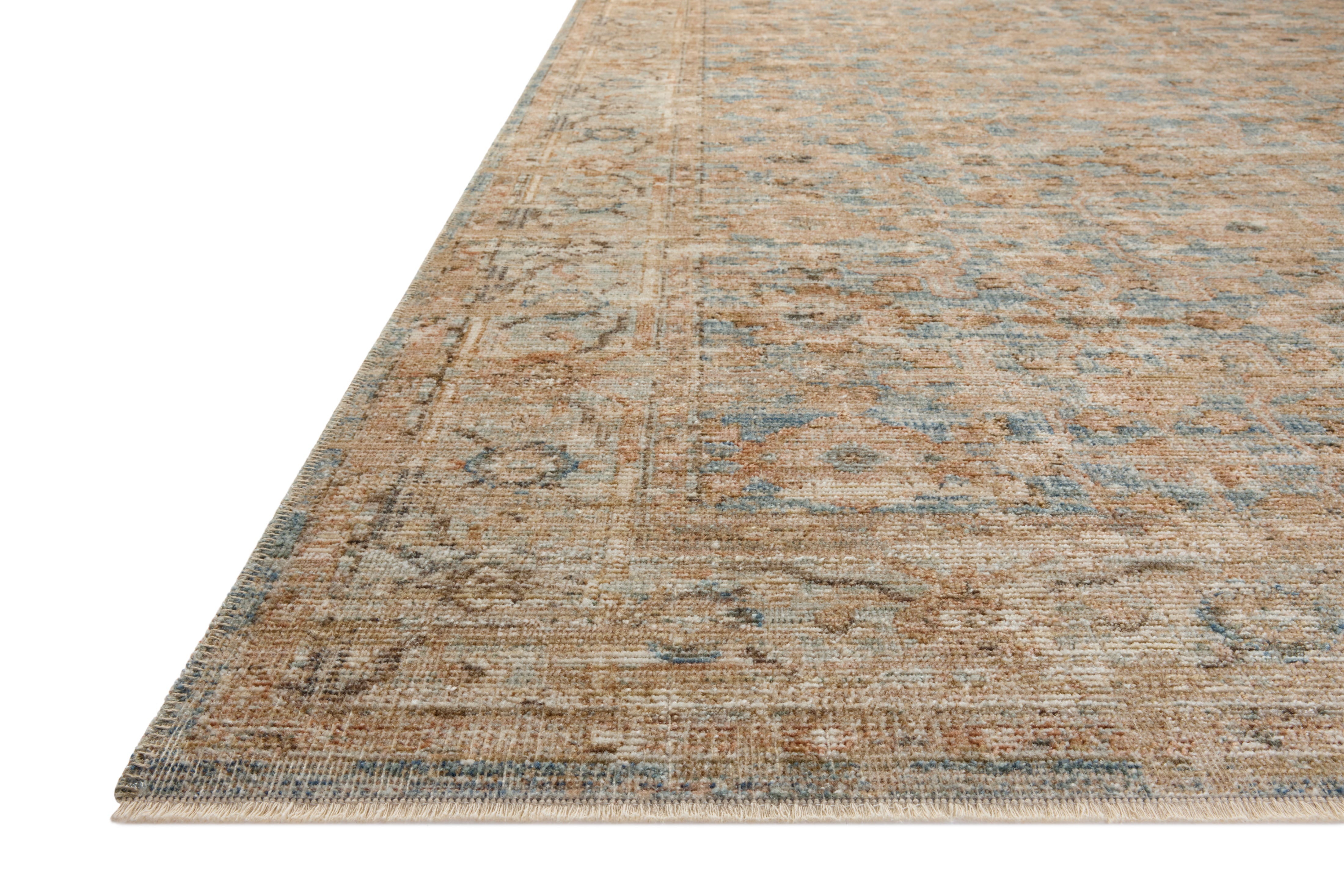 Loloi Heritage Ocean / Sand Rug 0-RUGS-patterned Loloi