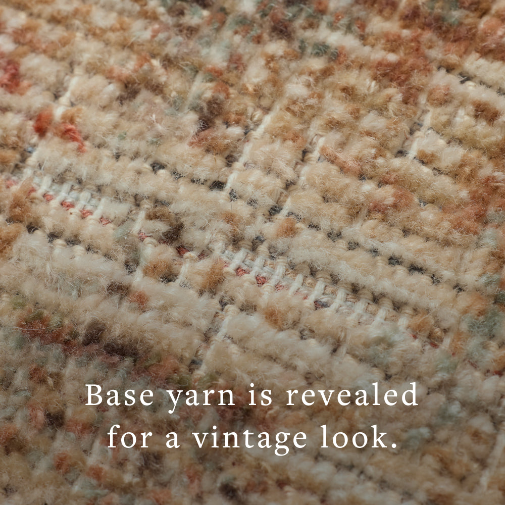 Loloi Heritage Grey / Sunset Square Rug RUGS - wool Loloi