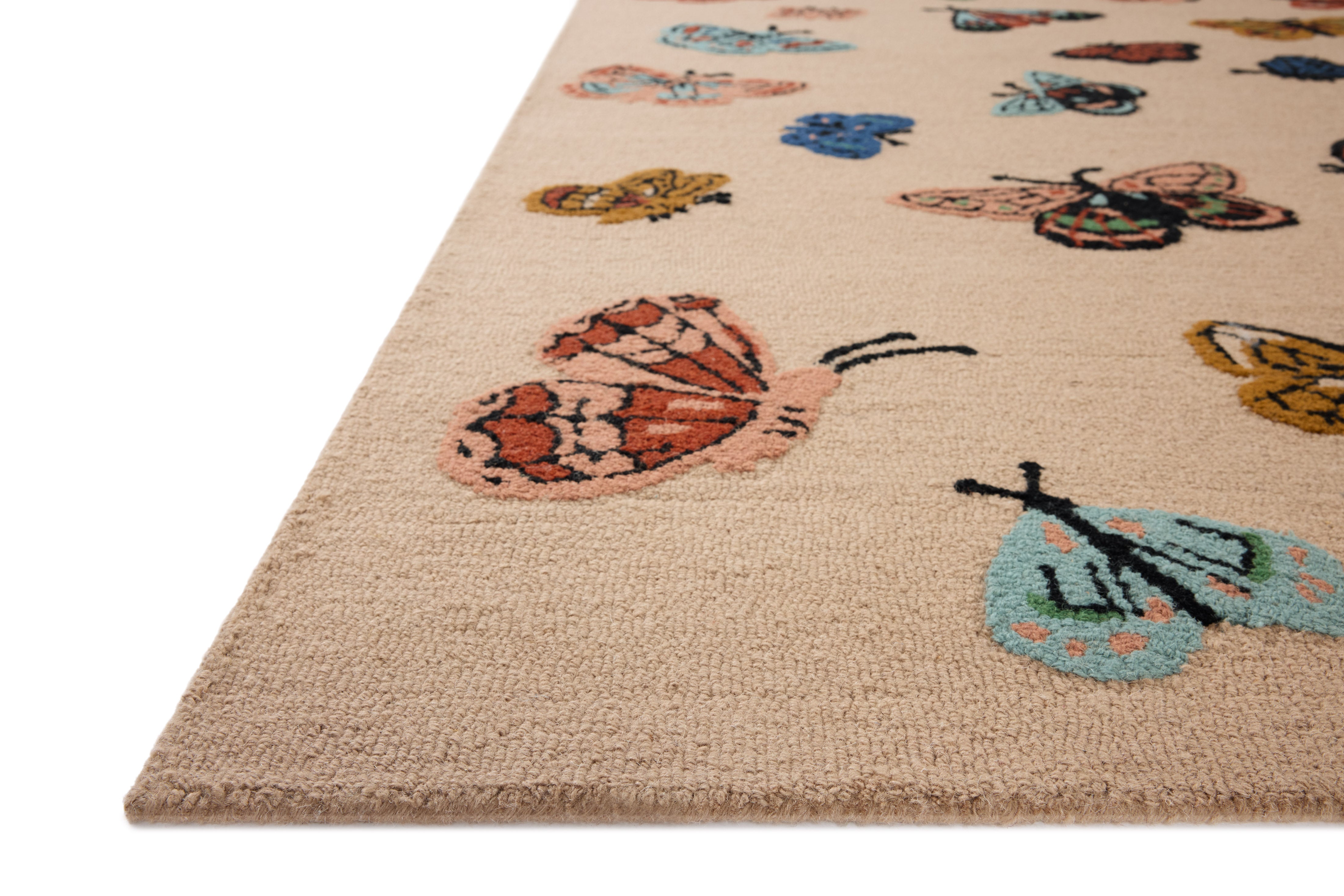 Rifle Paper Co. x Loloi Highgrove Blush Rug RUGS - wool Loloi 18" x 18" sample