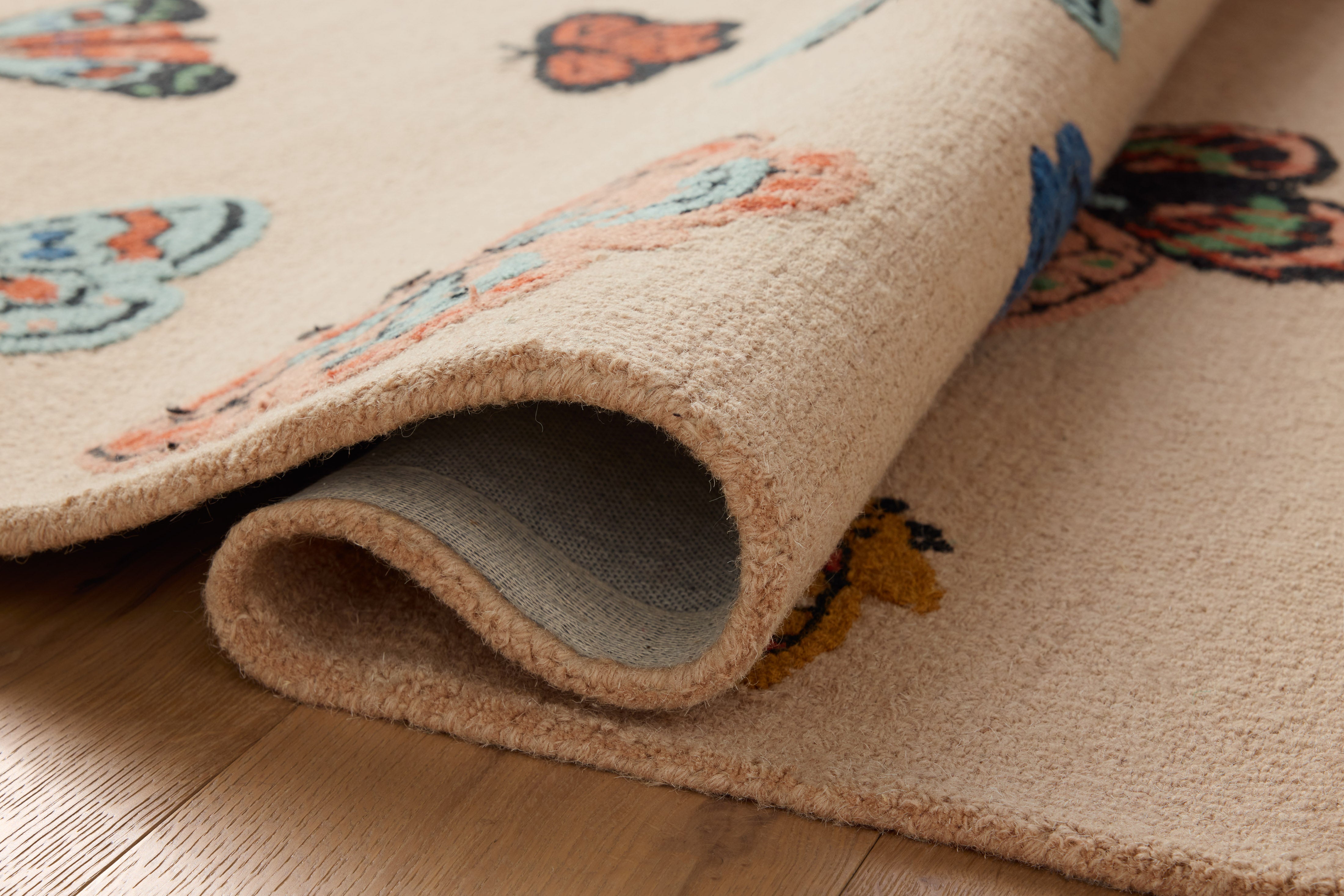 Rifle Paper Co. x Loloi Highgrove Blush Rug RUGS - wool Loloi 18" x 18" sample