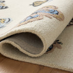 Rifle Paper Co. x Loloi Highgrove Cream Rug No.1 RUGS - wool Loloi 18" x 18" sample