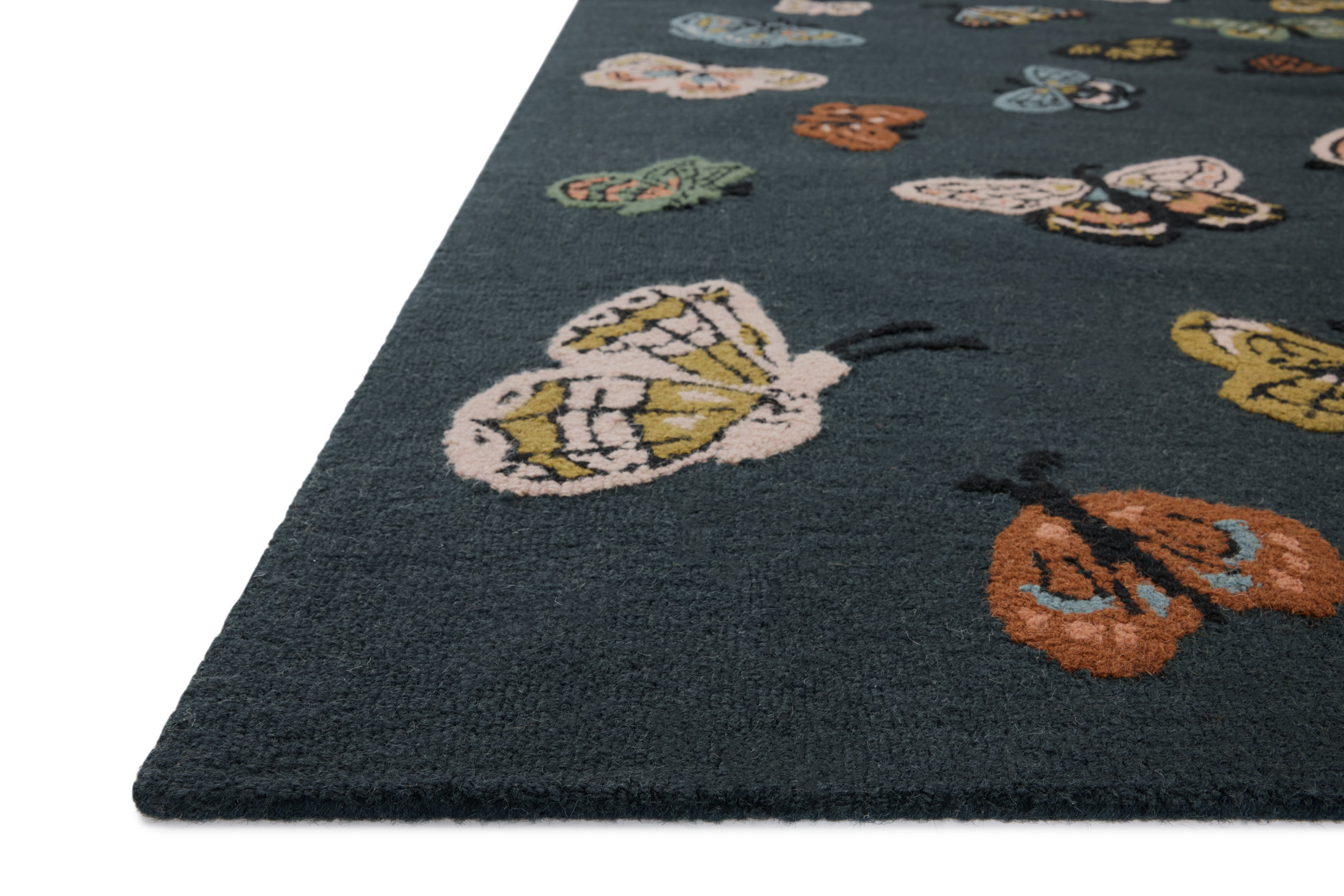 Rifle Paper Co. x Loloi Highgrove Teal Rug RUGS - wool Loloi 18" x 18" sample