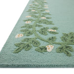 Rifle Paper Co. x Loloi Highgrove Blue Rug RUGS - wool Loloi 18" x 18" sample