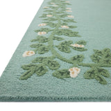 Rifle Paper Co. x Loloi Highgrove Blue Rug RUGS - wool Loloi 18" x 18" sample