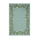 Rifle Paper Co. x Loloi Highgrove Blue Rug RUGS - wool Loloi 18" x 18" sample