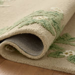 Rifle Paper Co. x Loloi Highgrove Cream Rug No.1 RUGS - wool Loloi 18" x 18" sample