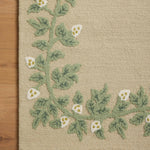 Rifle Paper Co. x Loloi Highgrove Cream Rug No.1 RUGS - wool Loloi 18" x 18" sample