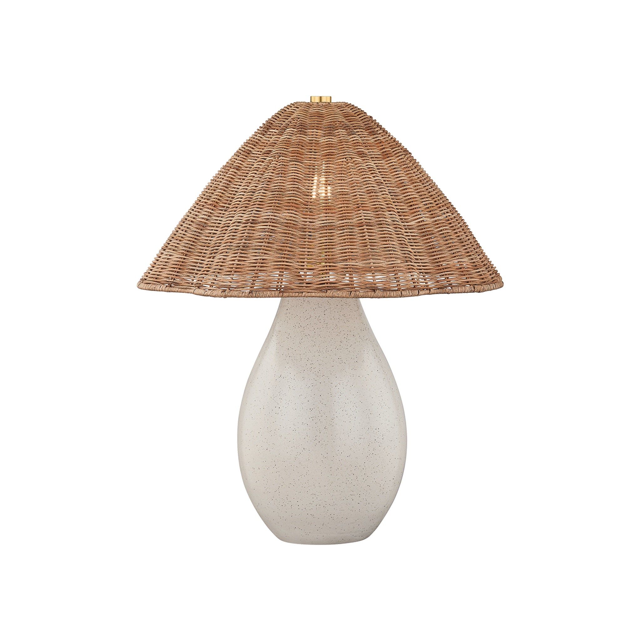 Deanne Table Lamp, Aged Brass
