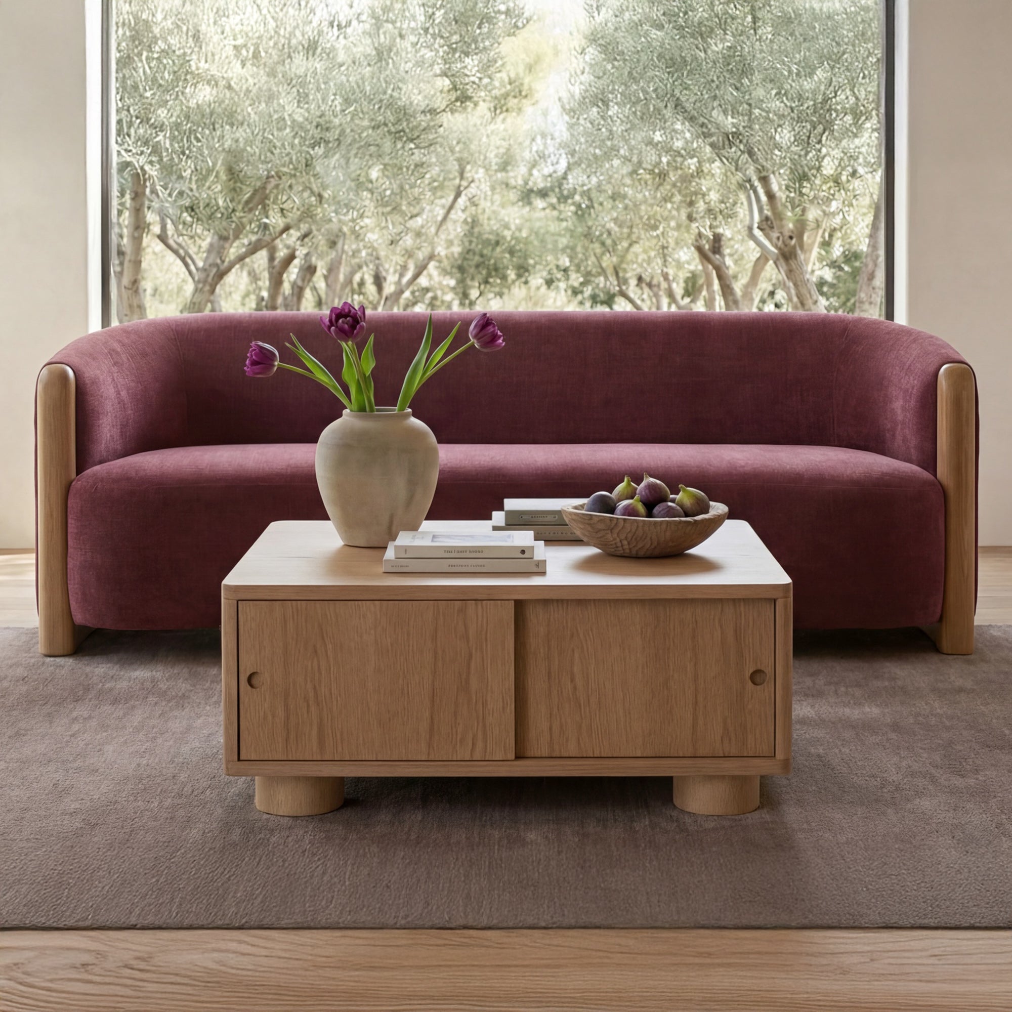 Hobbs Storage Coffee Table FURNITURE - coffee table Moe's Furniture