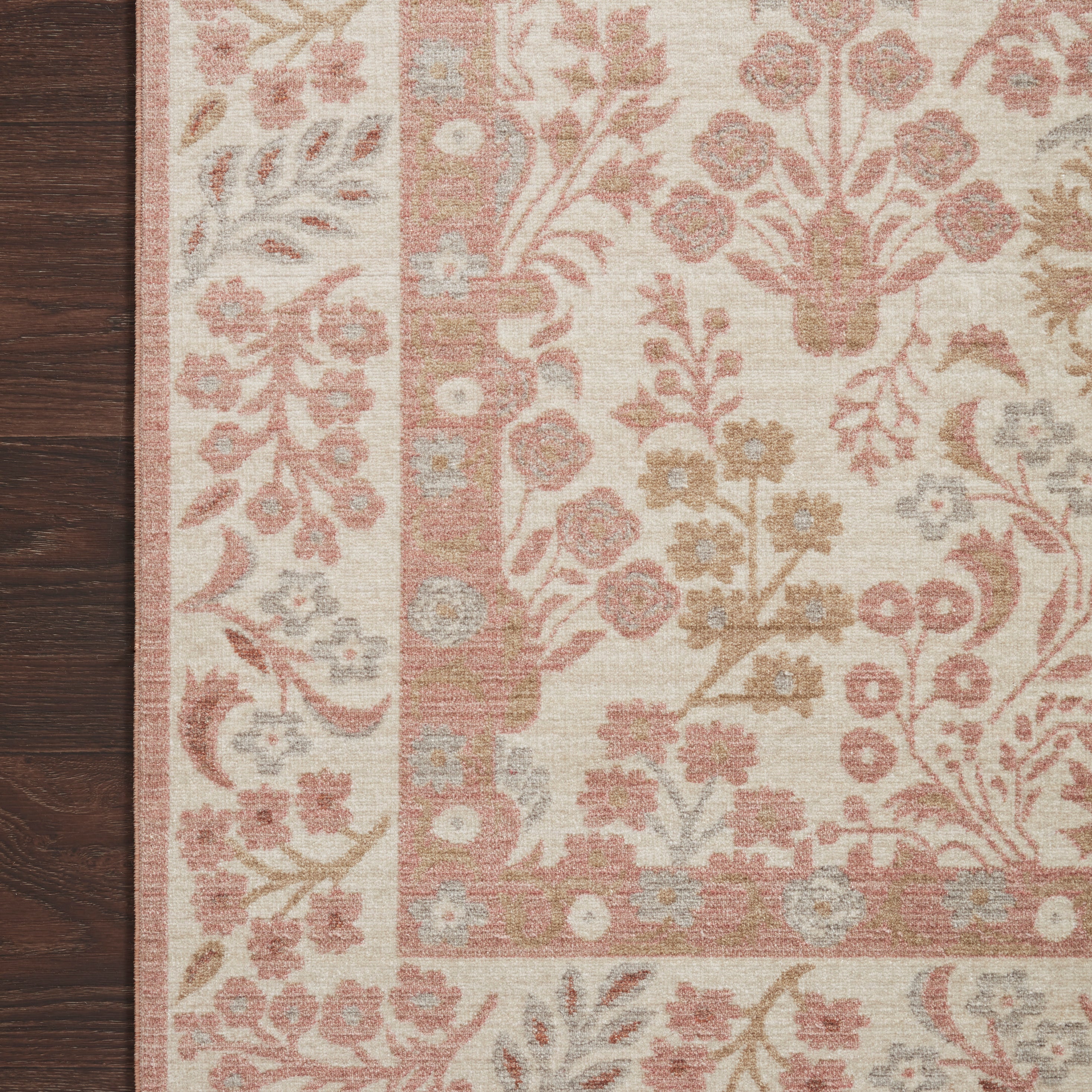 Rifle Paper Co. x Loloi Holland Blush Rug 1-RUGS-patterned Loloi