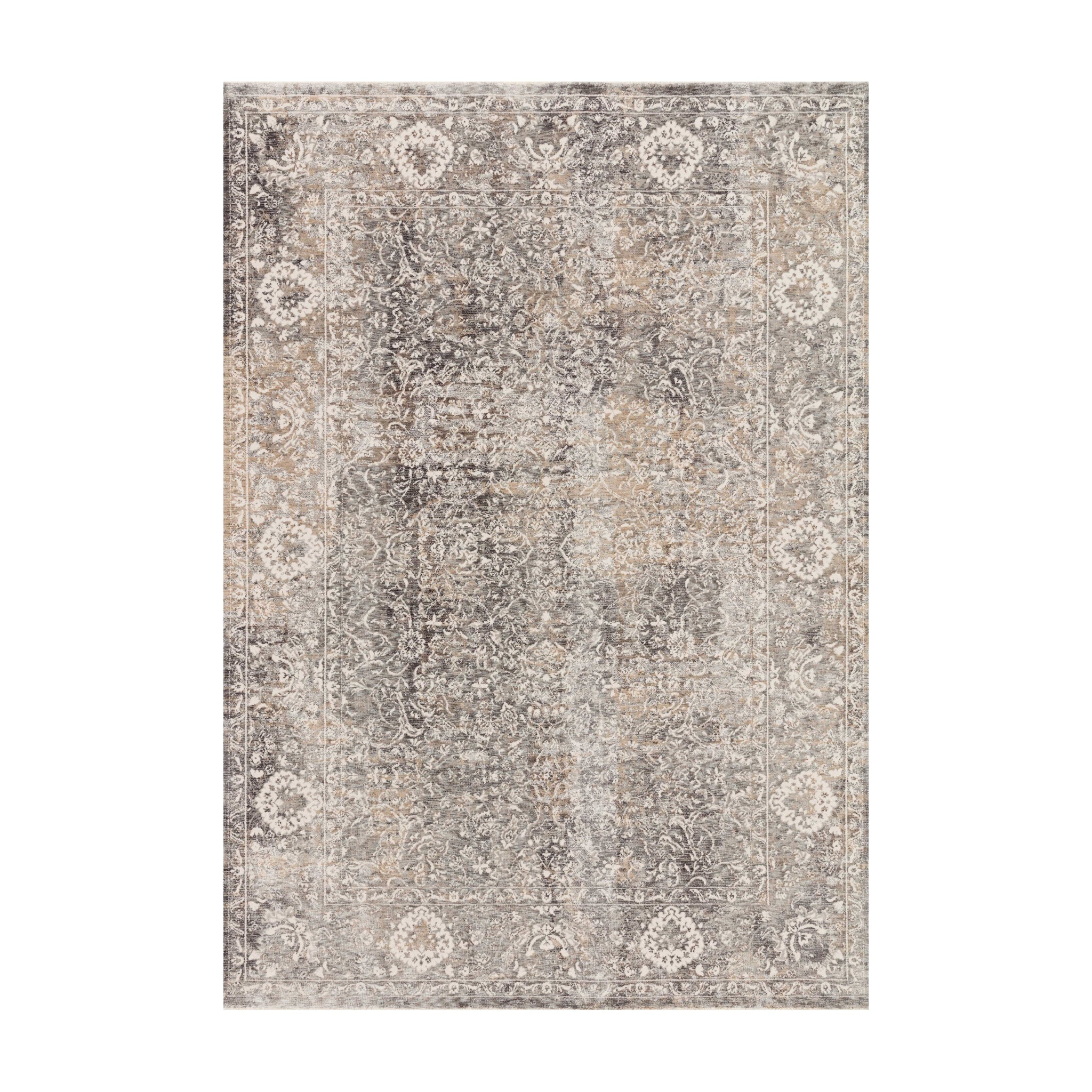 Loloi Homage Stone / Ivory Rug RUGS - synthetic Loloi 18" x 18"