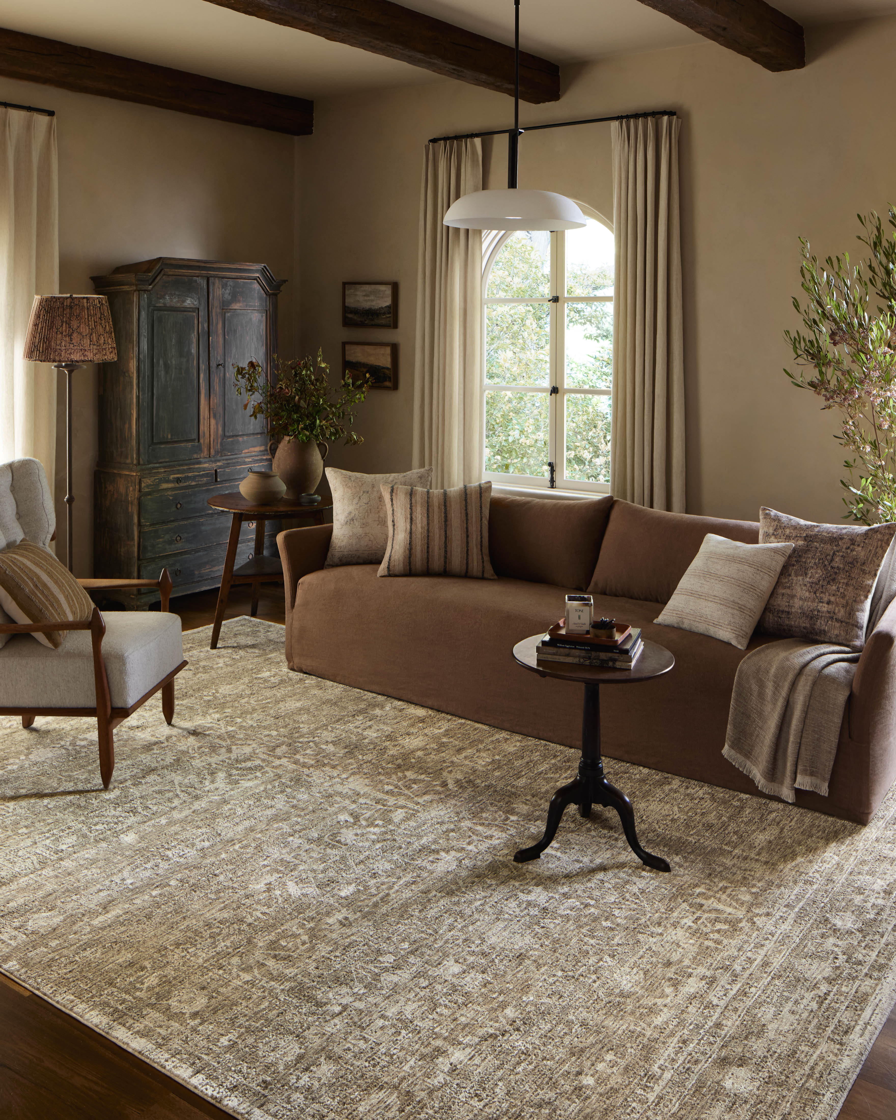 Amber Lewis x Loloi Honora Khaki / Beige Rug 0-patterned rugs Loloi
