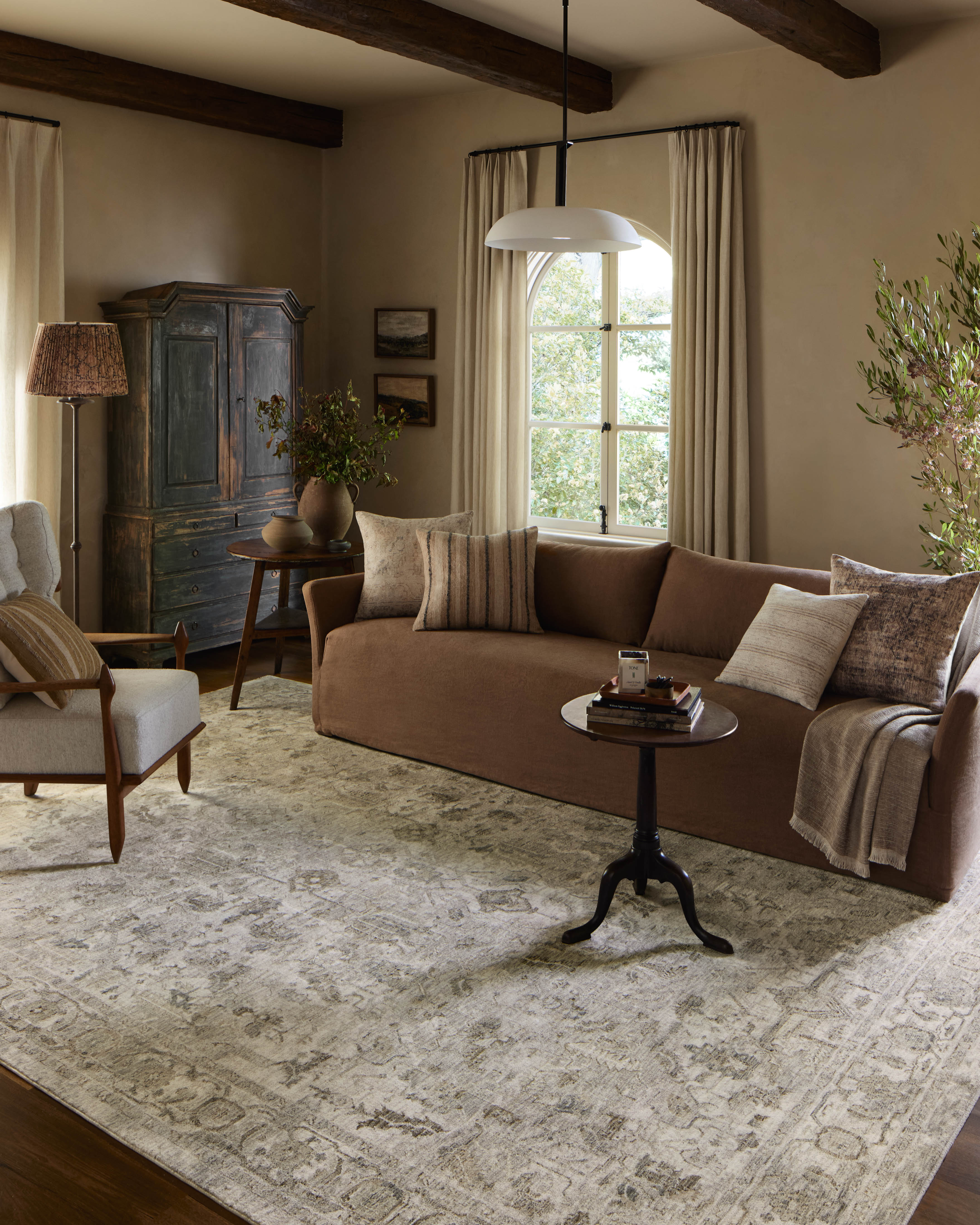 Amber Lewis x Loloi Honora Grey / Taupe Rug 0-patterned rugs Loloi