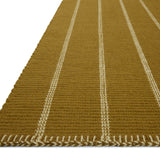 Amber Lewis x Loloi Harlan Ochre / Ivory Sample Rug RUGS - wool Loloi
