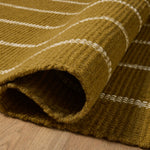 Amber Lewis x Loloi Harlan Ochre / Ivory Sample Rug RUGS - wool Loloi