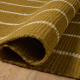 Amber Lewis x Loloi Harlan Ochre / Ivory Sample Rug RUGS - wool Loloi