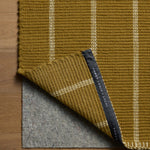 Amber Lewis x Loloi Harlan Ochre / Ivory Sample Rug RUGS - wool Loloi