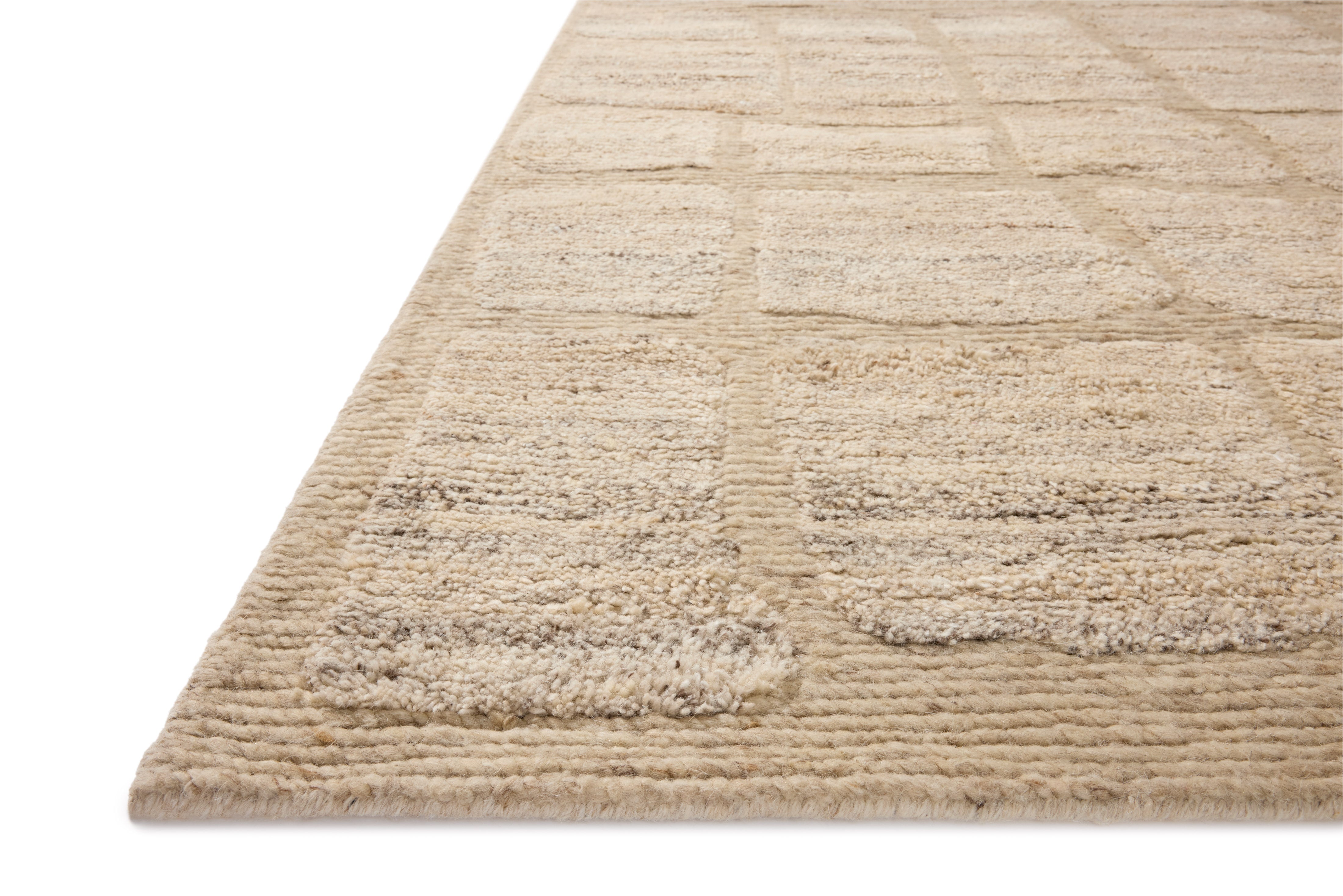 Loloi Hughes Natural Rug RUGS - wool Loloi 18" x 18" sample
