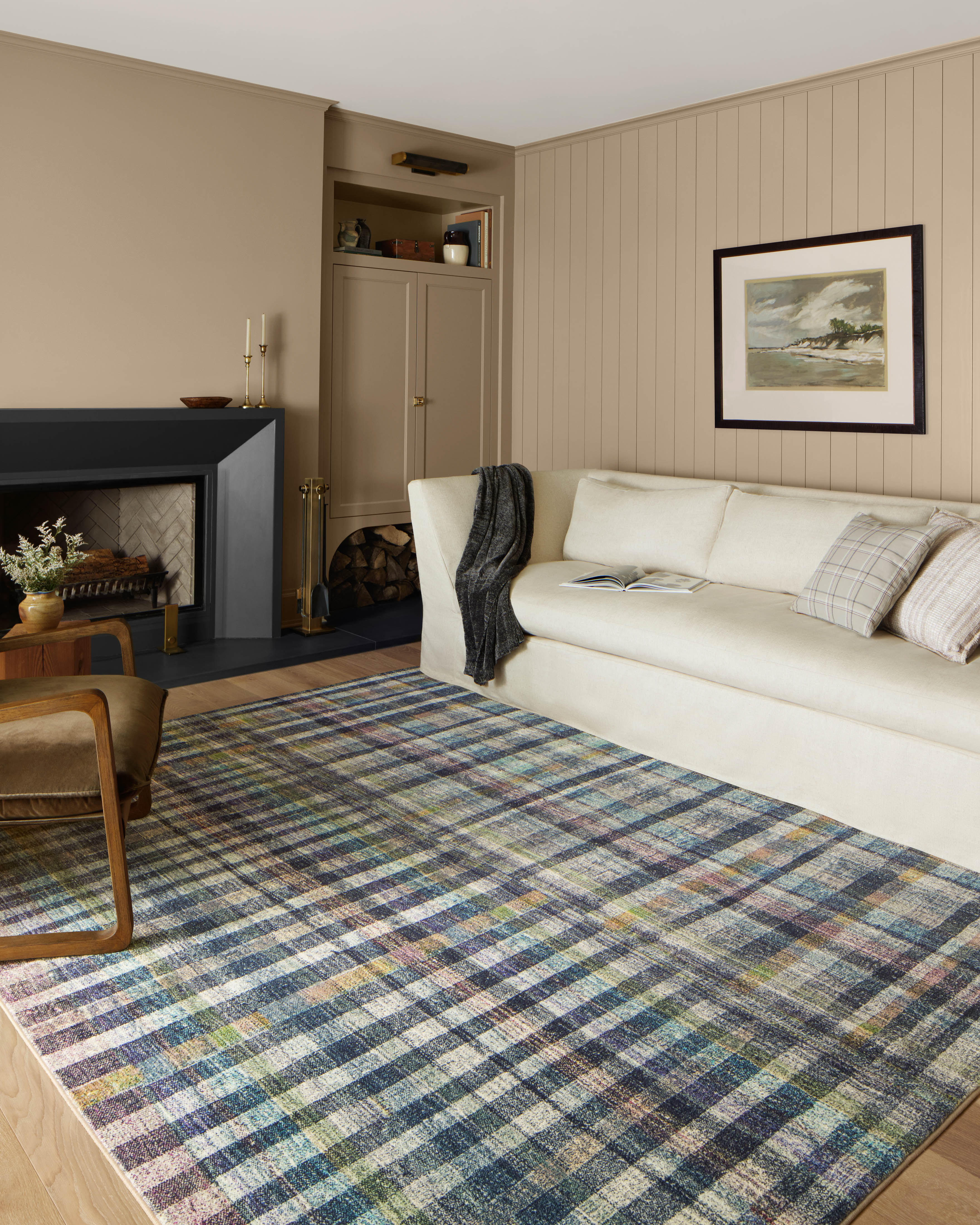 Chris Loves Julia x LoloiHumphrey Plum / Multi Rug RUGS - synthetic Loloi