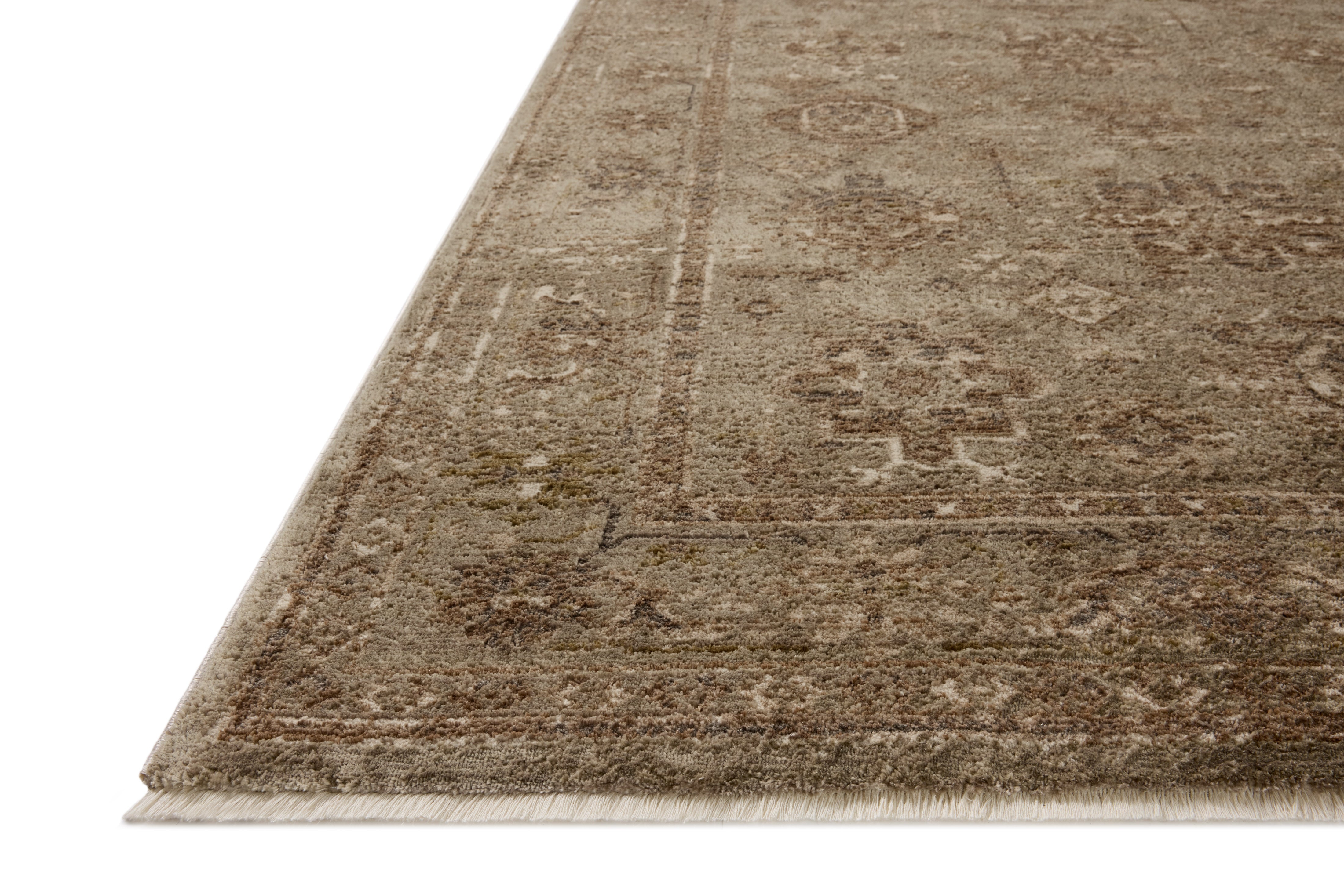 Loloi Haywood Sage / Earth Rug RUGS - synthetic Loloi 18" x 18"