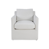 Hudson Linen Club Chair