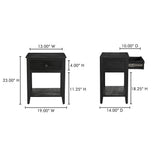 Corrine Nightstand FURNITURE - nightstand Moe's Furniture