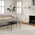 Loloi Iman Ivory / Lt. Grey Rug RUGS - patterned Loloi