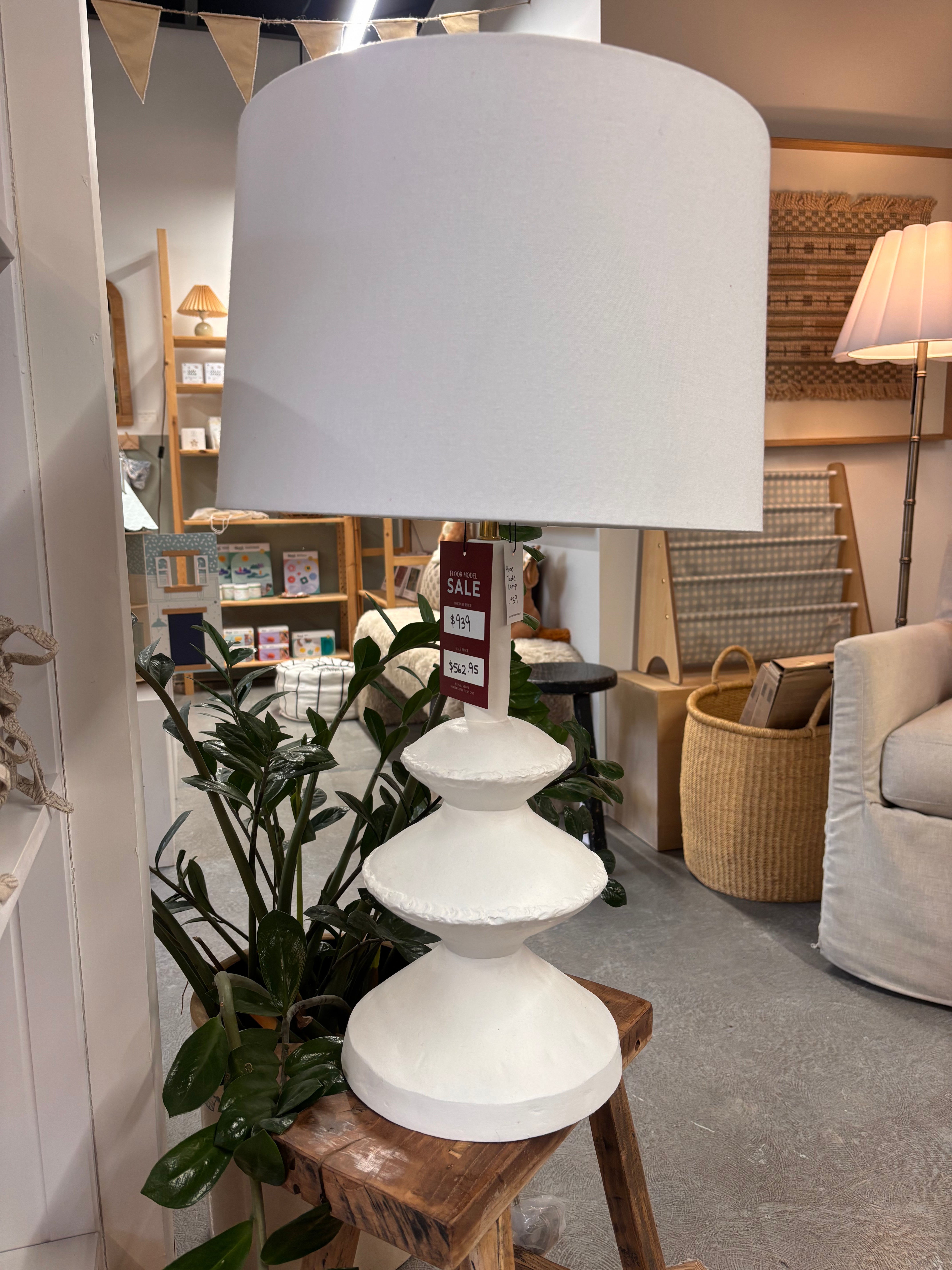 FLOOR MODEL - Hope Table Lamp LIGHTING - in store Regina Andrew