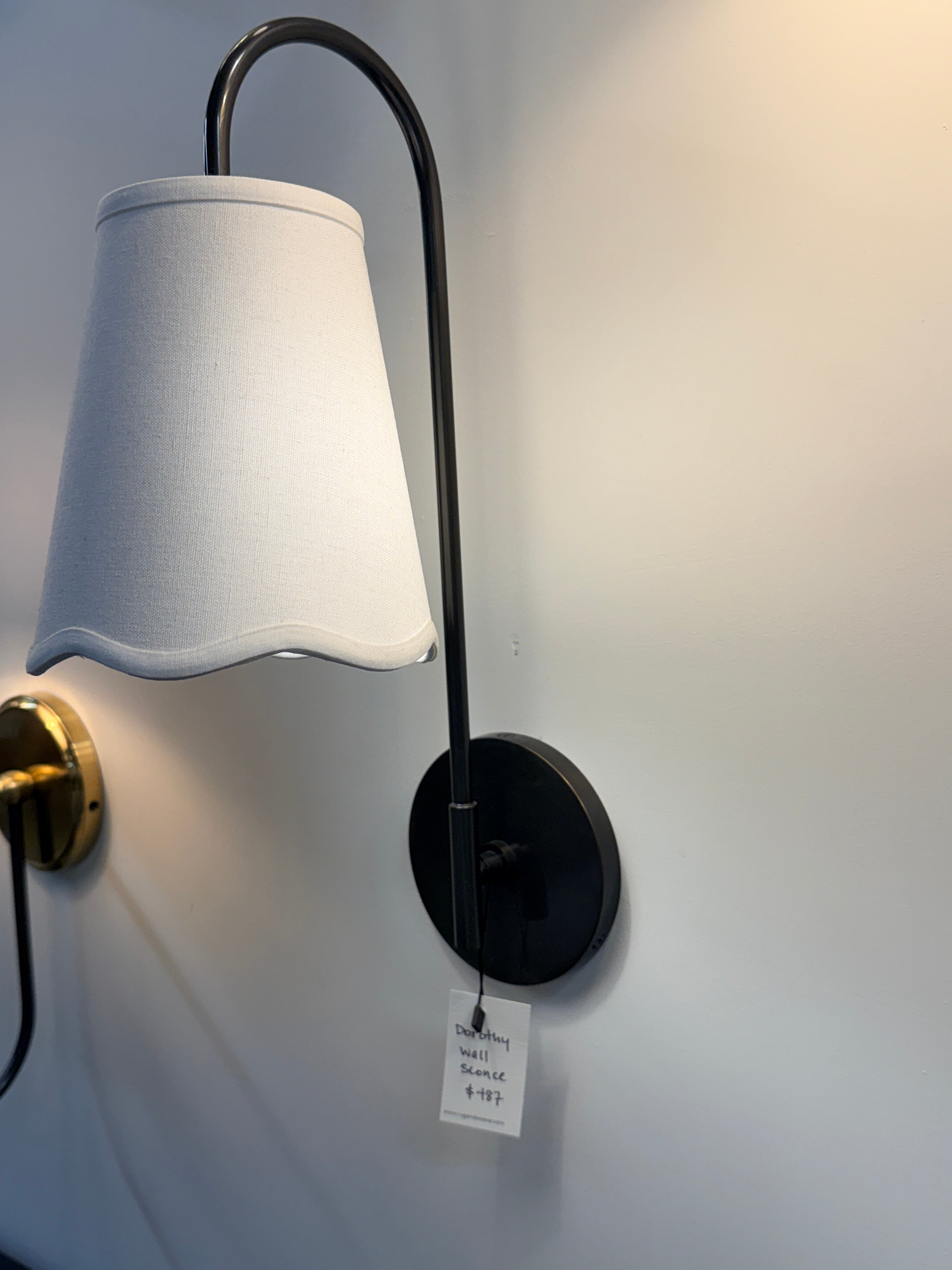 FLOOR MODEL - Dorothy Wall Sconce - Bronze LIGHTING - in store Hudson Valley Lighting