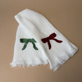 Holiday Waffle Hand Towel